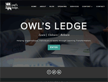 Tablet Screenshot of owls-ledge.com